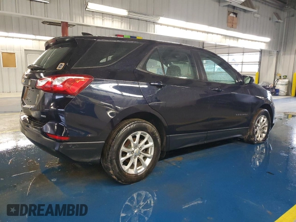 2020 Chevrolet Equinox LS with VIN 2GNAX5EV1L6209901, listed as a Copart auction lot 84914344 with 126,380 mi miles and Clean title. Bid and sale history available at DreamBid. Image 3.