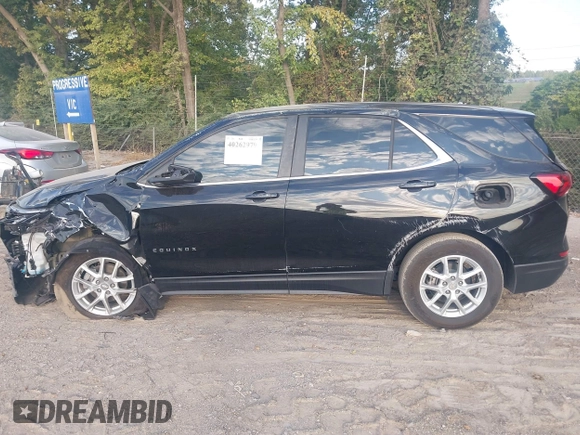 2024 Chevrolet Equinox LT with VIN 3GNAXKEG0RL212910, listed as a IAAI auction lot 40262979 with 10,243 mi miles. Bid and sale history available at carsss.com. Image 14.