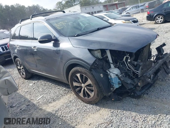 2017 Kia Sorento EX V6 with VIN 5XYPH4A54HG187743, listed as a IAAI auction lot 41490227 with 208,553 mi miles. Bid and sale history available at carsss.com. Image 1.