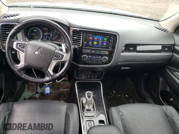 2018 Mitsubishi Outlander SEL with VIN JA4J24A54JZ620762, listed as a Copart auction lot 53100985 with 137,096 mi miles and Salvage title. Bid and sale history available at DreamBid. Image 8.