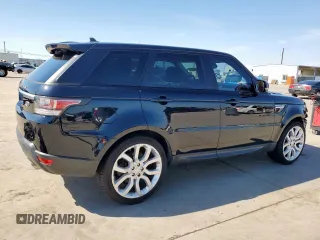2016 Land Rover Range Rover Sport V6 HSE with VIN SALWR2VFXGA648869, listed as a Copart auction lot 46712055 with 74,714 mi miles and Clean Title. Bid and sale history available at carsss.com. Image 3.