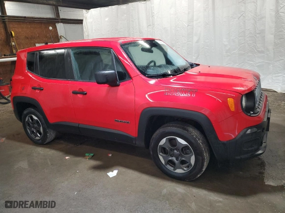 2015 Jeep Renegade Sport with VIN ZACCJBAH0FPB61440, listed as a Copart auction lot 56646144 with 115,687 mi miles. Bid and sale history available at carsss.com. Image 4.