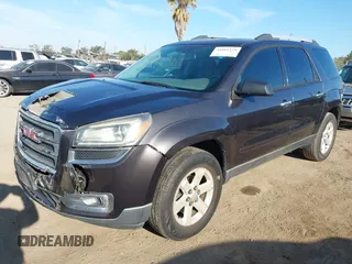 2014 GMC Acadia SLE with VIN 1GKKRNED0EJ359443, listed as a IAAI auction lot 41881129 with 100,998 mi miles and . Bid and sale history available at carsss.com. Image 2.
