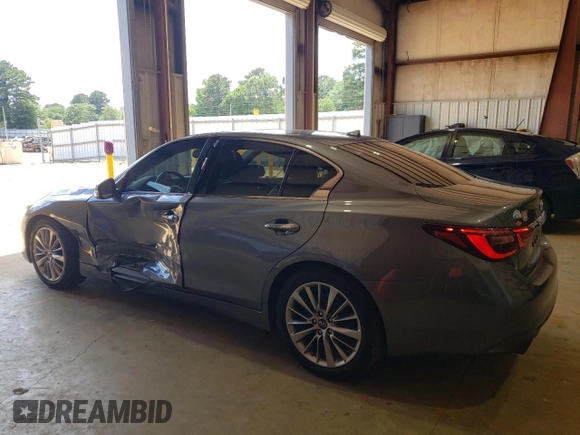 2018 Infiniti Q50 Luxe с VIN JN1EV7AP5JM363497, выставлен на аукционе Copart как лот 56227435 с пробегом 108 830 миль миль и Списание • Salvage title. История ставок и продаж доступна на DreamBid. Изображение 2.
