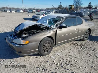 2003 Chevrolet Monte Carlo LS with VIN 2G1WW12E239247112, listed as a IAAI auction lot 41284726 with 1 mi miles. Bid and sale history available at carsss.com. Image 2.