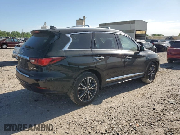 2020 Infiniti QX60 Pure with VIN 5N1DL0MM9LC530326, listed as a Copart auction lot 57086055 with 126,420 mi miles and Salvage title. Bid and sale history available at DreamBid. Image 3.