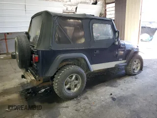 1998 Jeep Wrangler SE with VIN 1J4FY29P4WP792159, listed as a Copart auction lot 73400054 with 0 mi miles and Salvage Title. Bid and sale history available at carsss.com. Image 3.