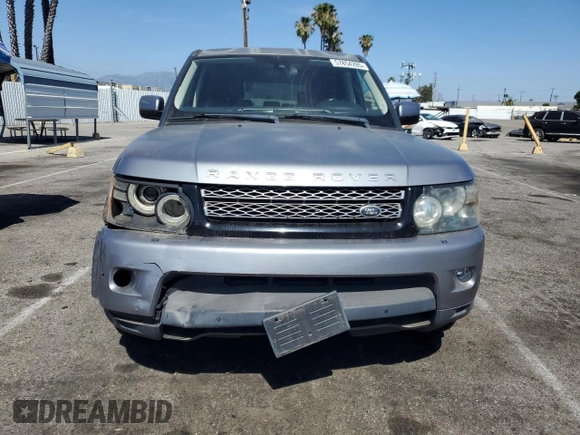 2012 Land Rover Range Rover Sport HSE Lux with VIN SALSK2D42CA720208, listed as a Copart auction lot 57854285 with 89,732 mi miles and Salvage title. Bid and sale history available at DreamBid. Image 5.