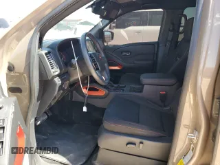2022 Nissan Frontier Pro-X with VIN 1N6ED1EJ3NN606031, listed as a Copart auction lot 63337253 with 31,947 mi miles and Salvage title. Bid and sale history available at DreamBid. Image 7.