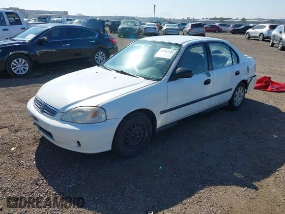 2000 Honda Civic LX with VIN 2HGEJ6673YH502410, listed as a IAAI auction lot 41992745 with 173,958 mi miles. Bid and sale history available at carsss.com. Image 17.