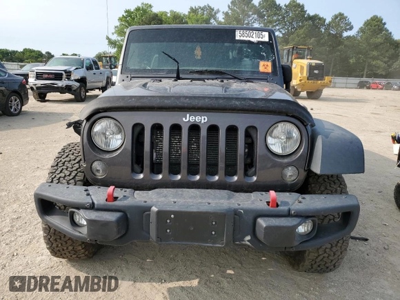 2016 Jeep Wrangler Unlimited Rubicon с VIN 1C4BJWFG1GL183933, выставлен на аукционе Copart как лот 58502105 с пробегом 110 764 миль миль и Списание • Salvage title. История ставок и продаж доступна на DreamBid. Изображение 5.