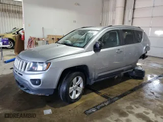2016 Jeep Compass Sport with VIN 1C4NJDBBXGD757354, listed as a Copart auction lot 48425155 with 102,445 mi miles and Salvage Title. Bid and sale history available at carsss.com. Image 1.