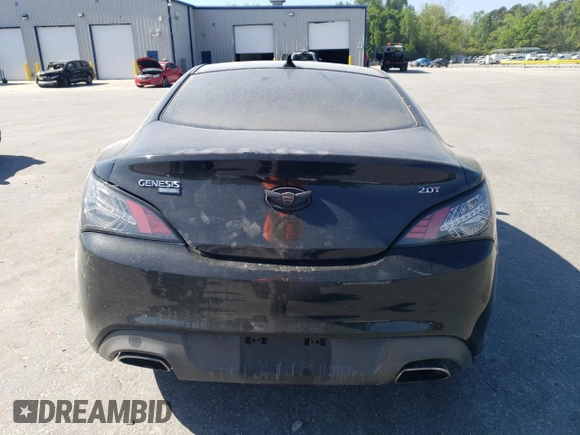 2011 Hyundai Genesis Coupe with VIN KMHHT6KD7BU056022, listed as a Copart auction lot 53158125 with Not provided miles and Salvage title. Bid and sale history available at DreamBid. Image 6.