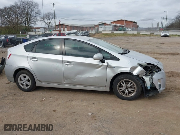 2011 Toyota Prius I with VIN JTDKN3DU4B0322894, listed as a IAAI auction lot 41806593 with 184,261 mi miles. Bid and sale history available at carsss.com. Image 14.