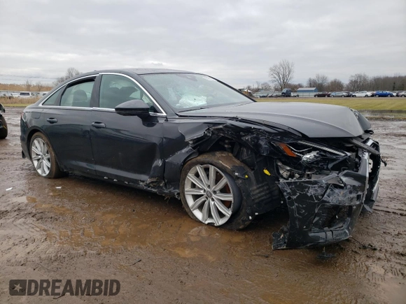 2020 Audi A6 Premium Plus with VIN WAUE8AF24LN089167, listed as a Copart auction lot 85999294 with 38,658 mi miles and Salvage Title. Bid and sale history available at carsss.com. Image 4.
