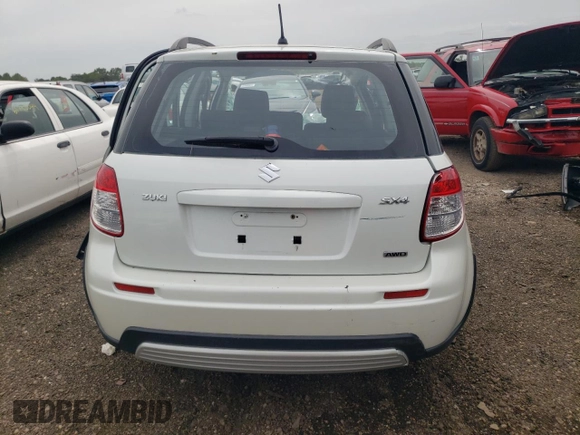 2007 Suzuki SX4 with VIN JS2YB413775105036, listed as a Copart auction lot 61984964 with 0 mi miles and Salvage Title. Bid and sale history available at carsss.com. Image 6.