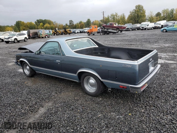 1986 Chevrolet El Camino z VIN 3GCCW80Z5GS902512, wystawiony jako Copart lot #78267624 z przebiegiem 15 481 mil mil oraz Szkoda całkowita • Salvage title. Historia ofert i sprzedaży dostępna na DreamBid. Obrazek 2.