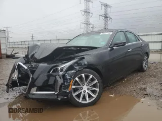 2016 Cadillac CTS Luxury Collection AWD with VIN 1G6AX5SS3G0113403, listed as a Copart auction lot 85917744 with 19,736 mi miles and Salvage Title. Bid and sale history available at DreamBid. Image 1.