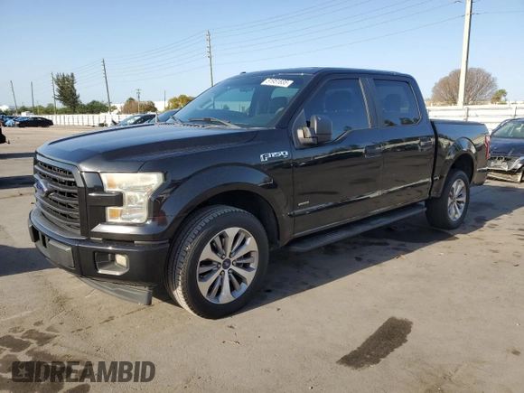 2017 Ford F-150 XL with VIN 1FTEW1CP1HFA20544, listed as a Copart auction lot 51951835 with 115,579 mi miles and Non repairable. Bid and sale history available at DreamBid. Image 1.