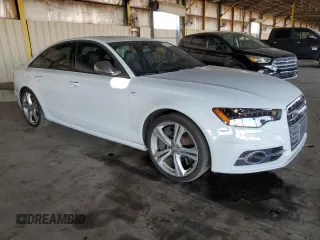 2014 Audi S6 Prestige with VIN WAUF2AFC3EN084253, listed as a Copart auction lot 41615525 with 91,676 mi miles and Salvage Title. Bid and sale history available at carsss.com. Image 4.