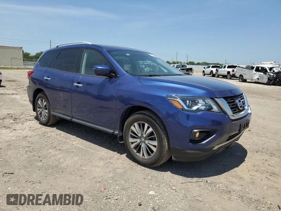 2019 Nissan Pathfinder S z VIN 5N1DR2MM9KC603901, wystawiony jako Copart lot #56871785 z przebiegiem 48 788 mil mil oraz Szkoda całkowita • Salvage title. Historia ofert i sprzedaży dostępna na DreamBid. Obrazek 4.