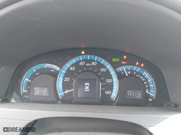2013 Toyota Camry Hybrid LE with VIN 4T1BD1FK7DU076272, listed as a IAAI auction lot 41886449 with 147,116 mi miles. Bid and sale history available at carsss.com. Image 16.
