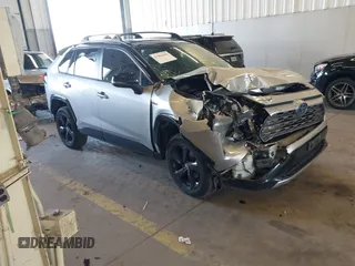2021 Toyota RAV4 Hybrid XSE with VIN JTME6RFV9MJ006665, listed as a IAAI auction lot 41964182 with 61,654 mi miles and . Bid and sale history available at DreamBid. Image 1.