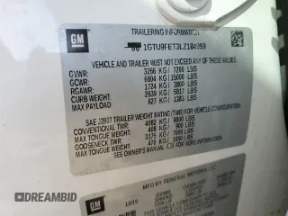 2020 GMC Sierra 1500 Denali z VIN 1GTU9FET3LZ184959, wystawiony jako Copart lot #48869185 z przebiegiem 112 216 mil mil oraz Szkoda całkowita • Salvage title. Historia ofert i sprzedaży dostępna na DreamBid. Obrazek 12.