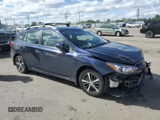 2020 Subaru Impreza Premium with VIN 4S3GTAD64L3704621, listed as a Copart auction lot 56699345 with 27,416 mi miles and Salvage title. Bid and sale history available at DreamBid. Image 4.