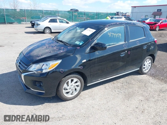 2024 Mitsubishi Mirage ES z VIN ML32AUHJ3RH005771, wystawiony jako IAAI lot #41794179 z przebiegiem 10 879 mil mil oraz . Historia ofert i sprzedaży dostępna na DreamBid. Obrazek 2.