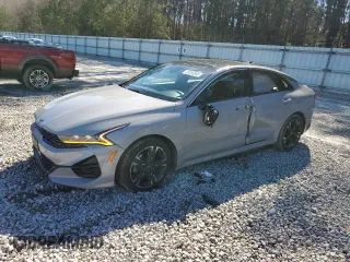 2021 Kia K5 GT-Line with VIN 5XXG64J29MG042577, listed as a Copart auction lot 45054845 with 97,056 mi miles and Salvage Title. Bid and sale history available at carsss.com. Image 1.