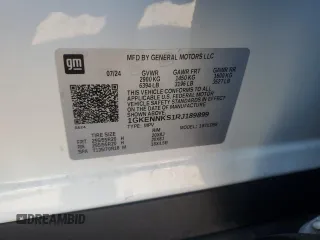 2024 GMC Acadia AWD Elevation z VIN 1GKENNKS1RJ189899, wystawiony jako Copart lot #86183844 z przebiegiem 13 127 mil mil oraz Czysty tytuł • Clean title. Historia ofert i sprzedaży dostępna na DreamBid. Obrazek 13.