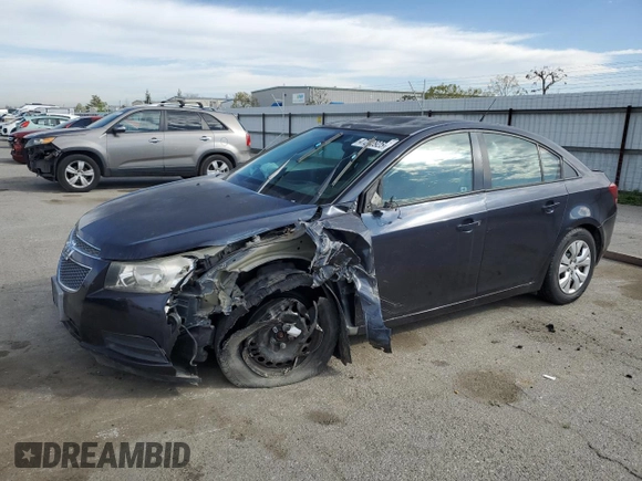 2014 Chevrolet Cruze LS with VIN 1G1PA5SG2E7245554, listed as a Copart auction lot 47230925 with 104,557 mi miles and Salvage Title. Bid and sale history available at carsss.com. Image 1.