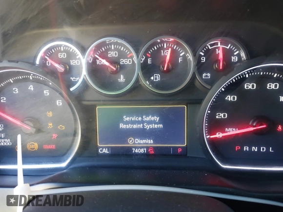 2020 Chevrolet Silverado 1500 RST with VIN 3GCPWDED7LG234331, listed as a IAAI auction lot 41581475 with 74,081 mi miles and . Bid and sale history available at DreamBid. Image 7.