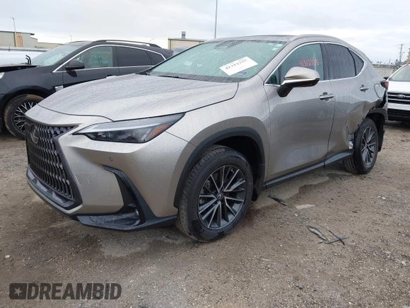 2022 Lexus NX 350 Premium with VIN 2T2GGCEZ1NC002402, listed as a IAAI auction lot 41312325 with 34,276 mi miles and . Bid and sale history available at DreamBid. Image 2.