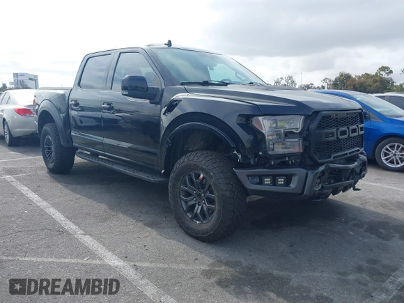 2020 Ford F-150 Raptor with VIN 1FTFW1RG2LFA30858, listed as a IAAI auction lot 42192391 with 90,018 mi miles and . Bid and sale history available at carsss.com. Image 1.