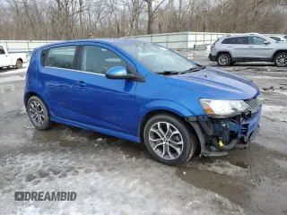 2017 Chevrolet Sonic LT with VIN 1G1JD6SB3H4101671, listed as a Copart auction lot 42578155 with 86,855 mi miles and Salvage Title. Bid and sale history available at carsss.com. Image 4.