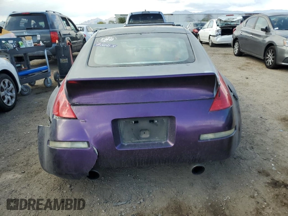 2006 Nissan 350Z Touring z VIN JN1AZ34D16M330498, wystawiony jako Copart lot #55139485 z przebiegiem 163 652 mil mil oraz Szkoda całkowita • Salvage title. Historia ofert i sprzedaży dostępna na DreamBid. Obrazek 6.
