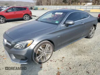 2017 Mercedes-Benz C 300 with VIN WDDWJ4JB2HF358181, listed as a Copart auction lot 47686885 with 96,762 mi miles and Salvage Title. Bid and sale history available at carsss.com. Image 1.