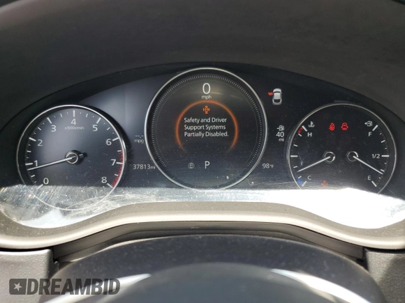 2021 Mazda CX-30 S with VIN 3MVDMBAL6MM263198, listed as a Copart auction lot 61576585 with 37,813 mi miles and Salvage title. Bid and sale history available at DreamBid. Image 9.