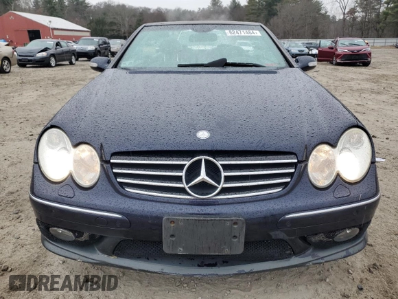 2005 Mercedes-Benz CLK-Class AMG with VIN WDBTK76G25T038189, listed as a Copart auction lot 82471484 with 171,459 mi miles and Clean Title. Bid and sale history available at carsss.com. Image 5.