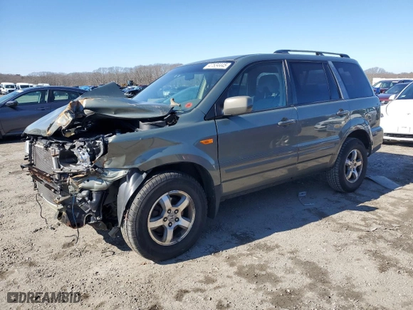 2008 Honda Pilot EX with VIN 5FNYF18428B001677, listed as a Copart auction lot 47534445 with 207,865 mi miles and Clean Title. Bid and sale history available at carsss.com. Image 1.