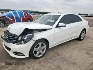 2014 Mercedes-Benz E 350 Sport with VIN WDDHF5KB8EA853525, listed as a Copart auction lot 55132715 with 125,895 mi miles and Salvage title. Bid and sale history available at DreamBid. Image 1.
