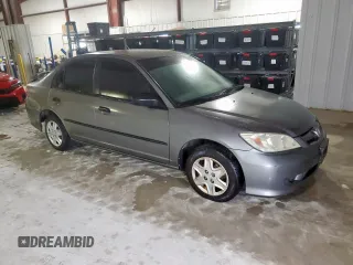 2005 Honda Civic VP with VIN 1HGES16375L026092, listed as a Copart auction lot 54201955 with Not Provided miles and Clean Title. Bid and sale history available at DreamBid. Image 4.