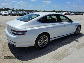 2024 Genesis G80 2.5T z VIN KMTGB4SC5RU237744, wystawiony jako Copart lot #56997065 z przebiegiem 18 597 mil mil oraz Tytuł czysty. Historia ofert i sprzedaży dostępna na DreamBid. Obrazek 3.