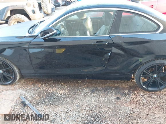 2015 BMW 2 Series 228i with VIN WBA1F5C55FV256604, listed as a IAAI auction lot 41841754 with 118,354 mi miles. Bid and sale history available at carsss.com. Image 6.