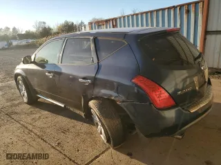 2007 Nissan Murano S with VIN JN8AZ08W07W657301, listed as a Copart auction lot 76328164 with 195,388 mi miles and Salvage Title. Bid and sale history available at carsss.com. Image 2.