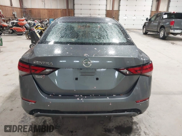 2020 Nissan Sentra S with VIN 3N1AB8BV8LY264005, listed as a IAAI auction lot 42196148 with 63,192 mi miles. Bid and sale history available at carsss.com. Image 16.