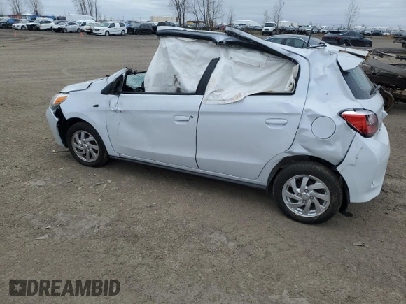 2022 Mitsubishi Mirage ES с VIN ML32AUHJ0NH004765, выставлен на аукционе Copart как лот 56042665 с пробегом Не указан миль и На запчасти • Non repairable. История ставок и продаж доступна на DreamBid. Изображение 2.