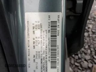 2013 Mazda 3 i SV with VIN JM1BL1TG6D1732471, listed as a Copart auction lot 49084695 with 86,794 mi miles and Salvage Title. Bid and sale history available at DreamBid. Image 12.